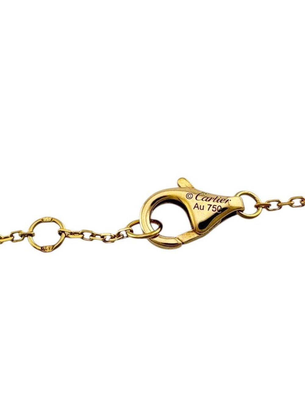 Cartier Amulet Bracelet 18k Yellow Gold Mazar of Pearl - Picture 4 of 5